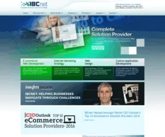 Ibcnet.com(Web Design Los Angeles Company established 1994) Screenshot