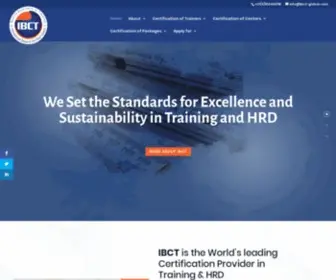 IBCT-Global.com(Certification of Corporate Trainers) Screenshot