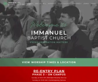 IBCTN.org(Immanuel Baptist Church) Screenshot