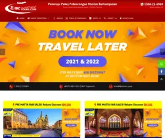 Ibctours.com(IBC Tours) Screenshot