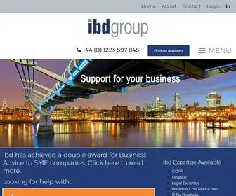 Ibdbusinessadvice.co.uk(Advising and supporting businesses in all sectors ibd Group) Screenshot