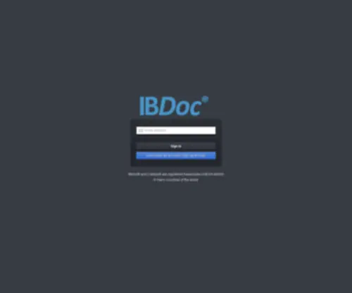 Ibdoc-Portal.net(IBDoc®) Screenshot