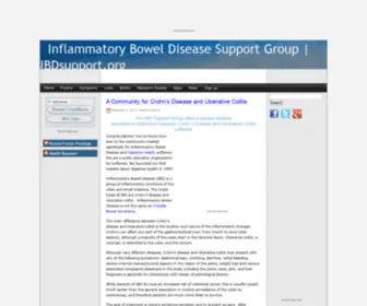 Ibdsupport.org(Inflammatory Bowel Disease Support Group) Screenshot