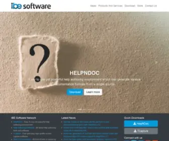 Ibe-Software.com(A software development company) Screenshot