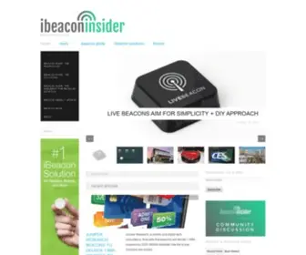 Ibeacon.com(IBeacon Insider) Screenshot