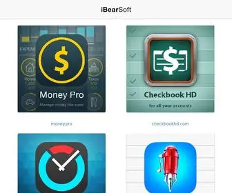 Ibearsoft.com(Personal Finance and Productivity apps by iBear) Screenshot