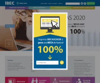 Ibec.edu.uy(Instituto IBEC) Screenshot
