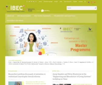 Ibecbarcelona.eu(Institute for Bioengineering of Catalonia (IBEC)) Screenshot