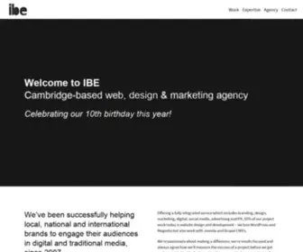 Ibecreative.co.uk(IBE Creative) Screenshot