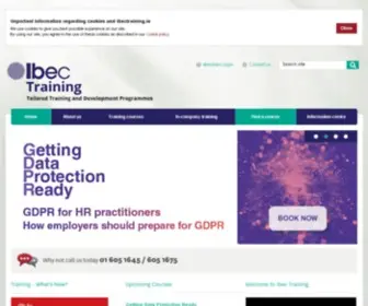 Ibectraining.ie(Ibec Training and Development Programmes) Screenshot