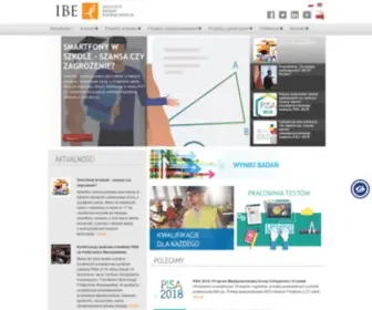 Ibe.edu.pl(Główna) Screenshot
