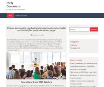 Ibegconcursos.com.br(Ibegconcursos) Screenshot