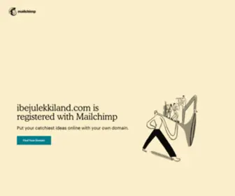 Ibejulekkiland.com(Mailchimp domain page for) Screenshot