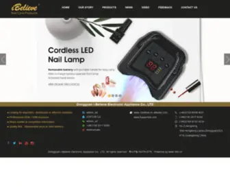 Ibelievenail.com(Dongguan iBelieve Electronic Appliance Co) Screenshot