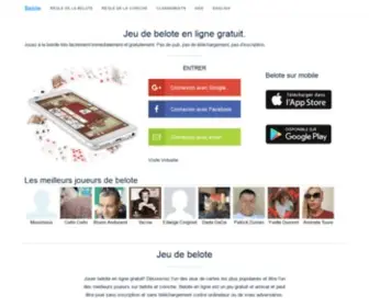 Ibelote.com(Jeu de belote et coinche en ligne gratuit) Screenshot