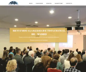 Ibemadrid.com(Iglesia Bautista Emanuel de Madrid) Screenshot