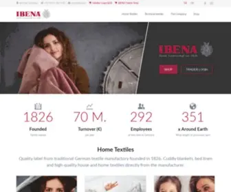 Ibena.de(Heimtextilien) Screenshot