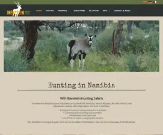 Ibenstein.com(Hunting in Namibia with Ibenstein Hunting Safaris) Screenshot