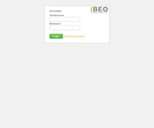 Ibeo-Dashboard.nl(IBEO // Dashboard) Screenshot