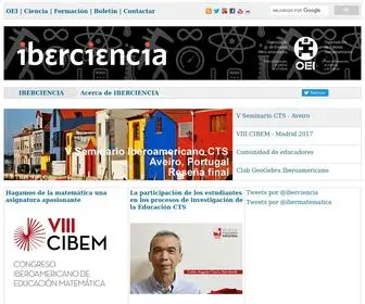 Ibercienciaoei.org(IBERCIENCIA) Screenshot