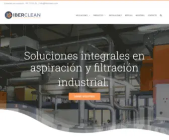 Iberclean.com(Aspiración y filtración industrial) Screenshot