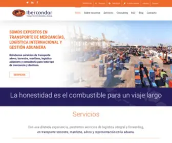 Ibercondor.com(Transporte internacional) Screenshot