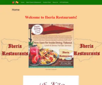 Iberiarestaurants.com(Iberia Restaurants Website) Screenshot