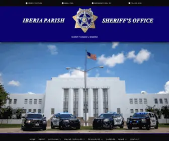 Iberiaso.org(Iberia Parish Sheriff's Office) Screenshot