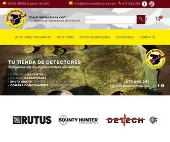 Ibericadetectores.com(Tienda de detectores de metales) Screenshot