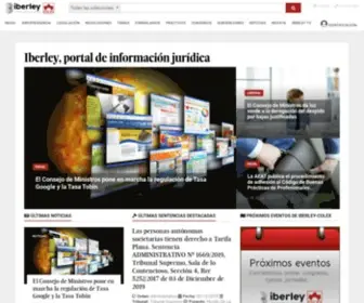 Iberley.es(Portal de información legal) Screenshot