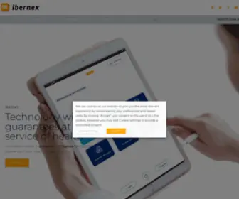 Ibernex.es(Tecnología al servicio de la salud) Screenshot