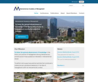 Iberoacademy.org(Iberoamerican Academy of Management) Screenshot