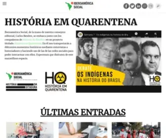 Iberoamericasocial.com(Iberoamérica Social) Screenshot