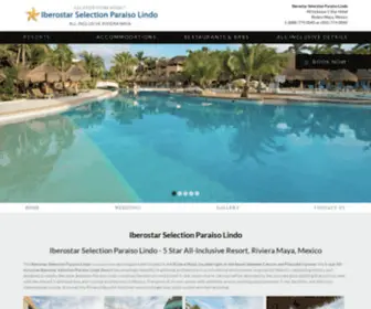 Iberostarparaisolindo.com(Riviera Maya) Screenshot