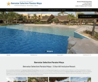 Iberostarparaisomaya.com(Iberostar Selection Paraiso Maya) Screenshot