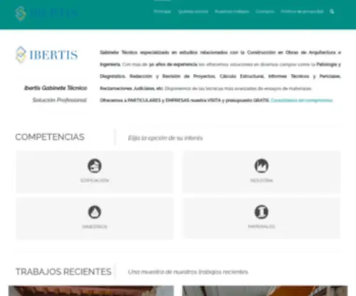 Ibertis.es(Ibertis gabinete pericial arquitectura ingenieria sevilla SEVILLA) Screenshot