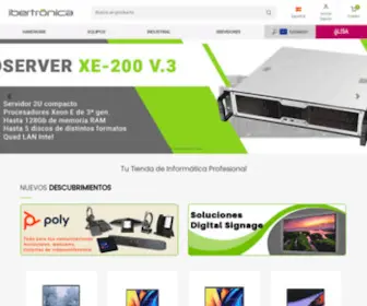 Ibertronica.es(Tu Tienda de Informática Profesional) Screenshot