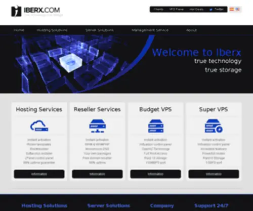 Iberx.com(Budget VPS Hosting) Screenshot
