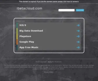 Ibetacloud.com(IOS 8 Beta Downloads & Mac OS X 10.10 Beta) Screenshot
