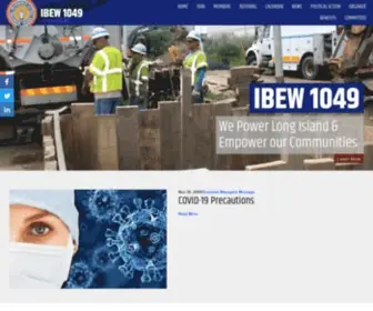 Ibew1049.org(IBEW 1049) Screenshot