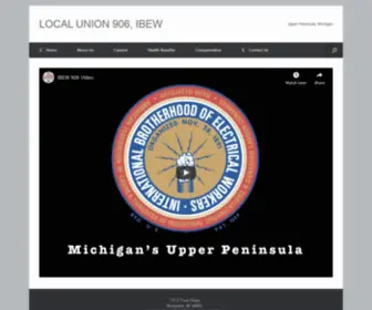 Ibew1070.com(Upper Peninsula) Screenshot