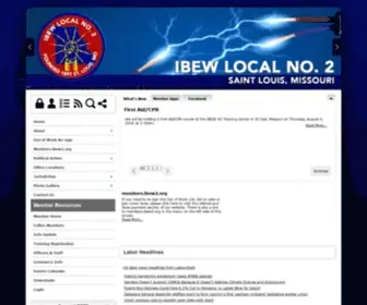 Ibew2.org(IBEW Local 2) Screenshot