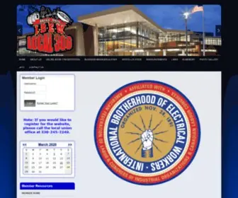 Ibew306.org(IBEW Local 306) Screenshot