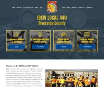 Ibew440.org(IBEW Local Union 440) Screenshot