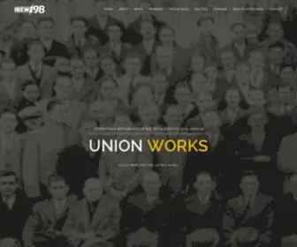 Ibew98.org(International Brotherhood of Electrical Workers Local Union 98) Screenshot
