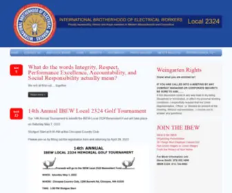 Ibewlocal2324.org(IBEW Local 2324) Screenshot