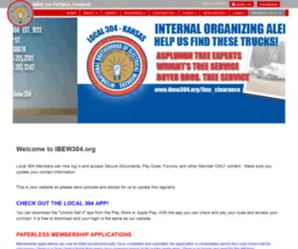 Ibewlocal304.com(IBEW 304) Screenshot