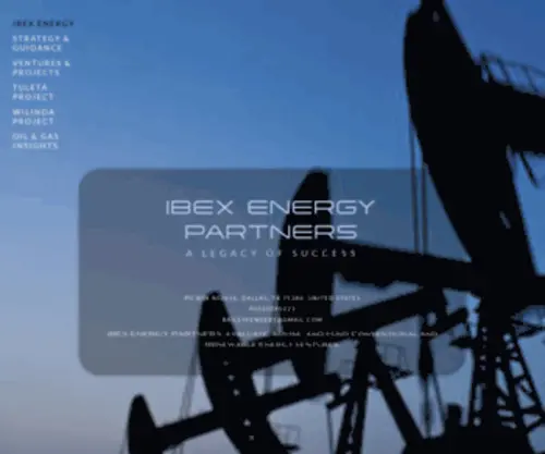 Ibexep.com(IBEX Energy Partners) Screenshot