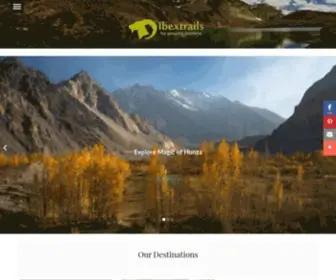 Ibextrails.com(Explore amazing destinations) Screenshot