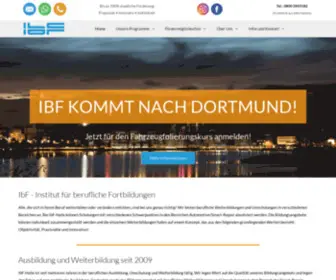IBF-Halle.de(IbF Halle) Screenshot
